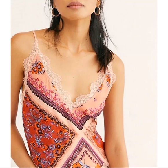 SOLD‼️ FREE PEOPLE Stevie Lace Trim Maxi Dress - Picture 2 of 8